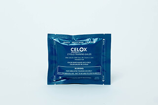 CELOX Training-Gauze Z-gefaltete 7,6 cm x 1,5 m
