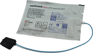 corPatch easy pre-connected Defi-Elektroden (Paar) für Corpuls CI, C 3 SLIM und CAED