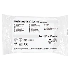 Dreiecktuch V SO RD, weiß