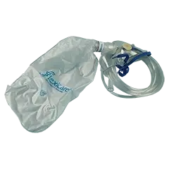 Sauerstoffmaske ohne Rückatmung mit Sicherheitsanschluss