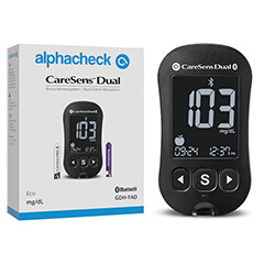 alphacheck CareSens Dual mg/dl eco