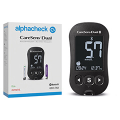 alphacheck CareSens Dual mmol/l eco