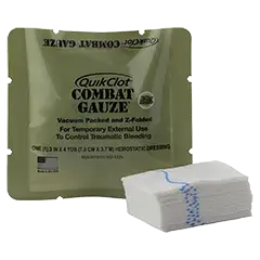 QuikClot Combat Gauze Z-gefaltet