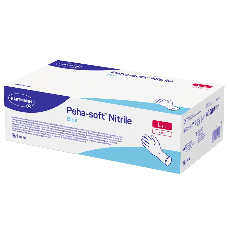 Peha-soft nitrile Blue Untersuchungshandschuhe