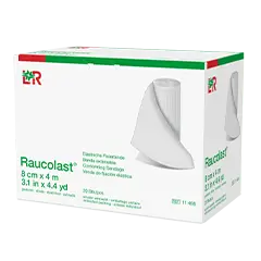 Raucolast Fixierbinde elastisch, 8 cm x 4 m, einzeln verpackt