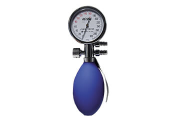 Manometer-Gehäuse - Zweischlauch - blau