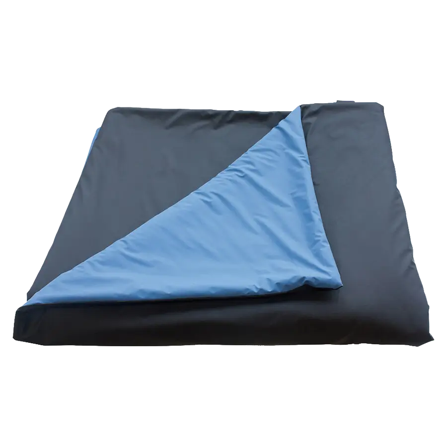 hestomed + helbig Ambulanzdecke Thermo 190 x 110cm hellblau/dunkelblau 