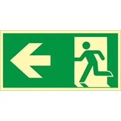 Rettungszeichen langnachleuchtend