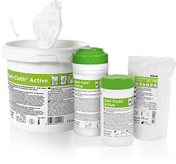 Sani-Cloth Active, Dose mit gebrauchs-