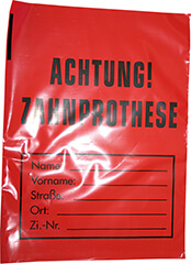 Zahnprothesenbeutel 17 x 23 cm,