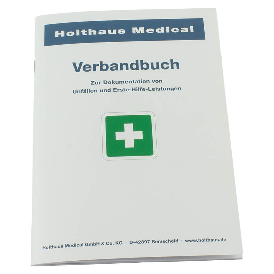 Verbandbuch / Unfallbuch Stand 2024 - DIN A5 + doppelte