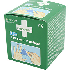 Cederroth Soft Foam Bandage blau