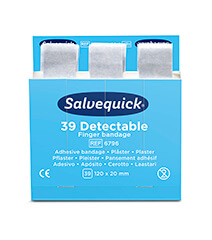 Salvequick Fingerverband detektierbar 12 x 2 cm