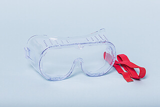 Schutzbrille LG10 mit DIN Kunststoffscheiben