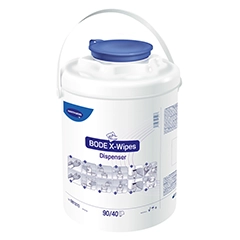 X-Wipes Tuchspender, blau