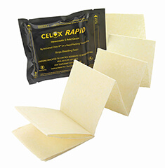 Celox Rapid Gauze z-gefaltet